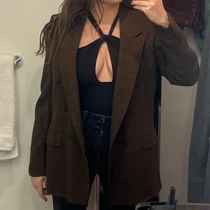 Plaid blazer
